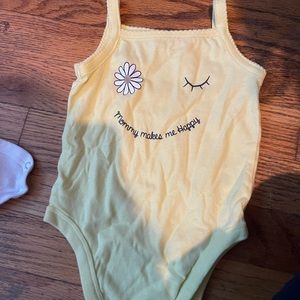 Infants Yellow Daisy Cami Onesie